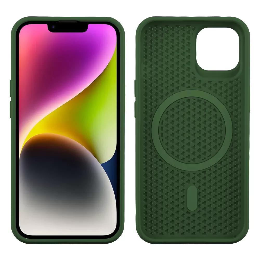 IDOL 1991 MAG AIR TPU ΘΗΚΗ IPHONE 14 6.1in MAGSAFE CAMERA GUARD DARK GREEN - Image 11