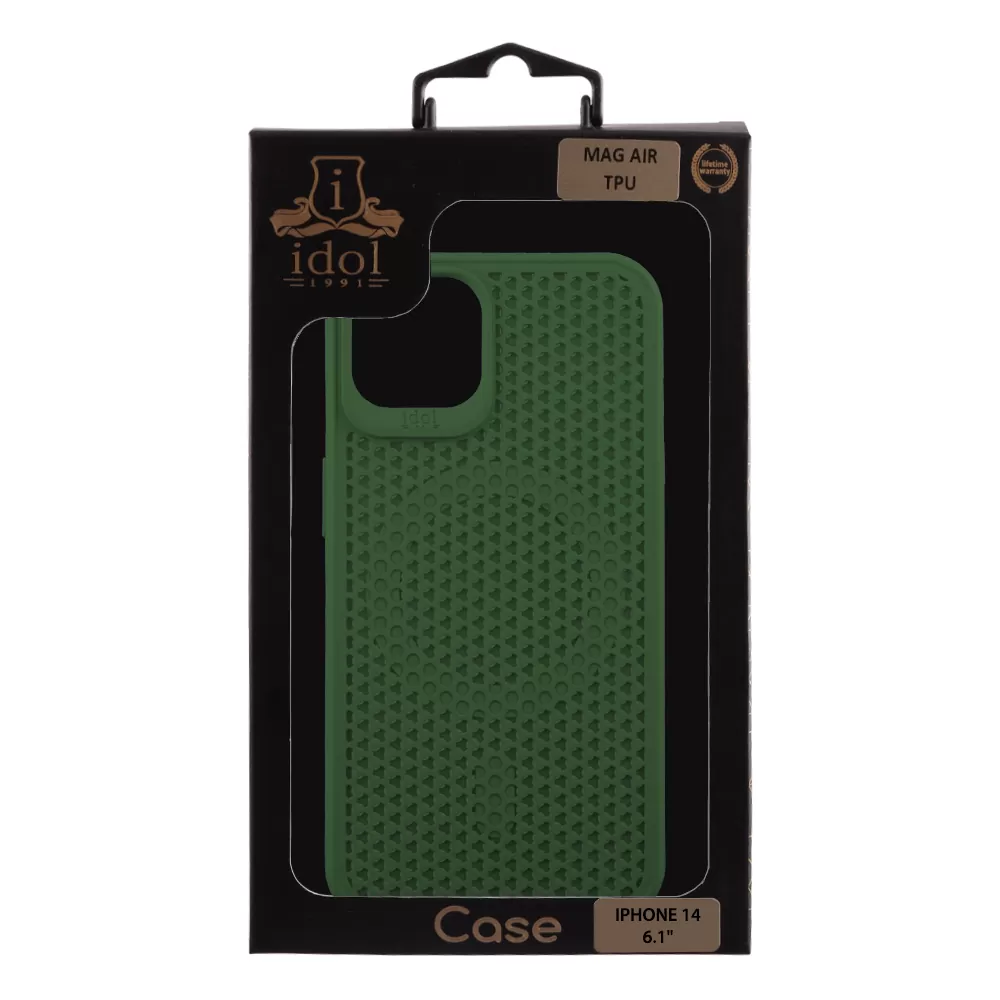 IDOL 1991 MAG AIR TPU ΘΗΚΗ IPHONE 14 6.1in MAGSAFE CAMERA GUARD DARK GREEN - Image 2