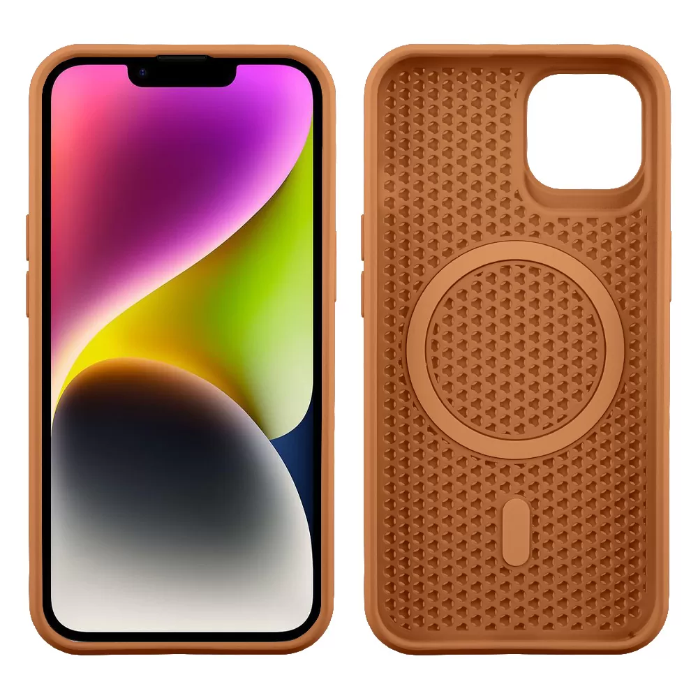 IDOL 1991 MAG AIR TPU ΘΗΚΗ IPHONE 14 6.1in MAGSAFE CAMERA GUARD BROWN - Image 11