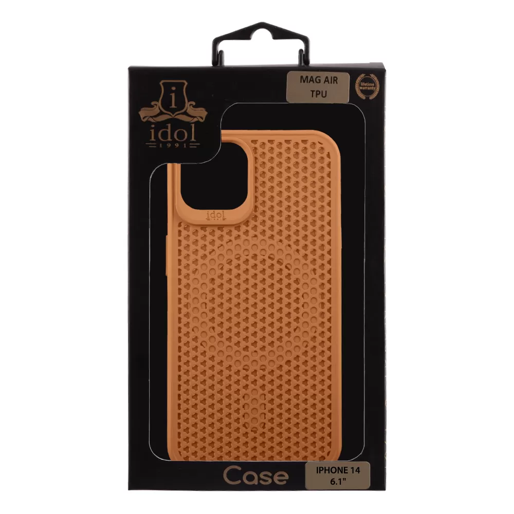 IDOL 1991 MAG AIR TPU ΘΗΚΗ IPHONE 14 6.1in MAGSAFE CAMERA GUARD BROWN - Image 2