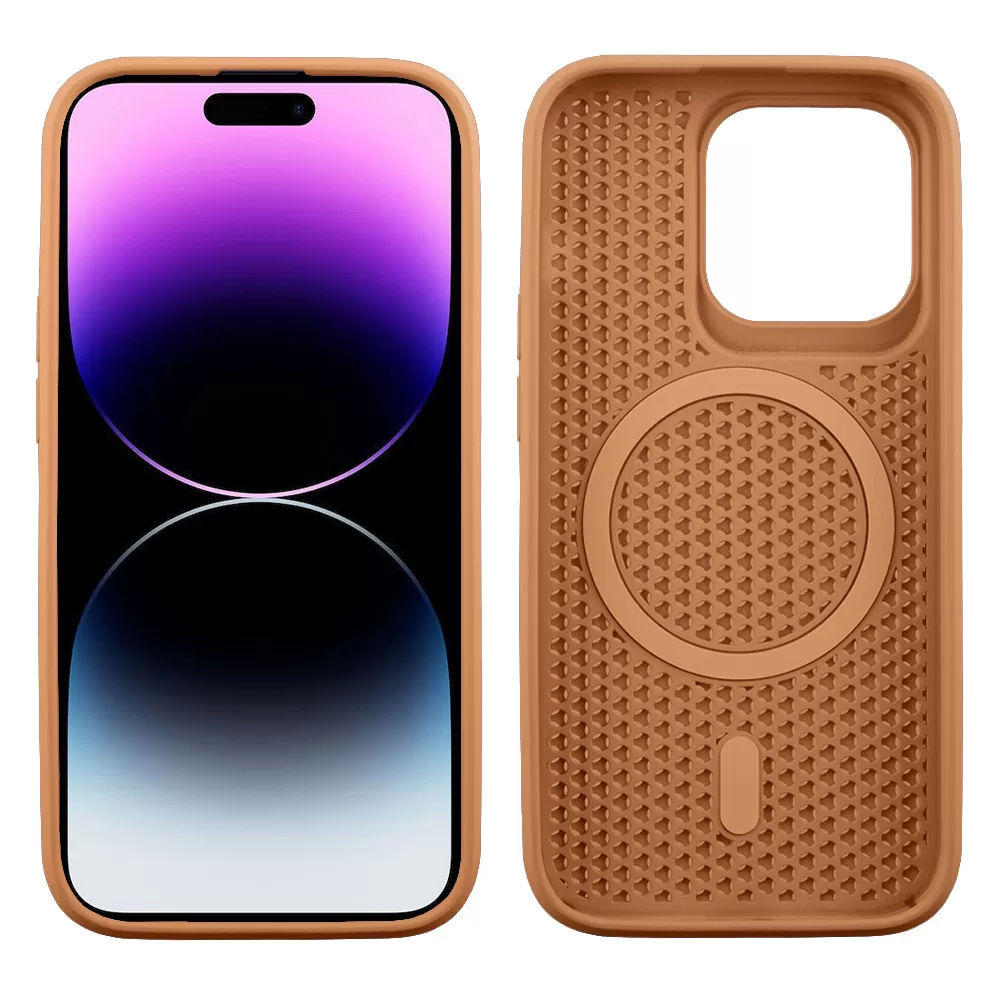 IDOL 1991 MAG AIR TPU ΘΗΚΗ IPHONE 14 PRO 6.1in MAGSAFE CAMERA GUARD BROWN - Image 11