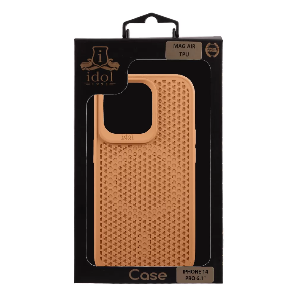 IDOL 1991 MAG AIR TPU ΘΗΚΗ IPHONE 14 PRO 6.1in MAGSAFE CAMERA GUARD BROWN - Image 2