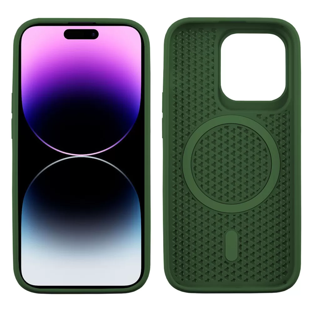 IDOL 1991 MAG AIR TPU ΘΗΚΗ IPHONE 14 PRO MAX 6.7in MAGSAFE CAMERA GUARD DARK GREEN - Image 11
