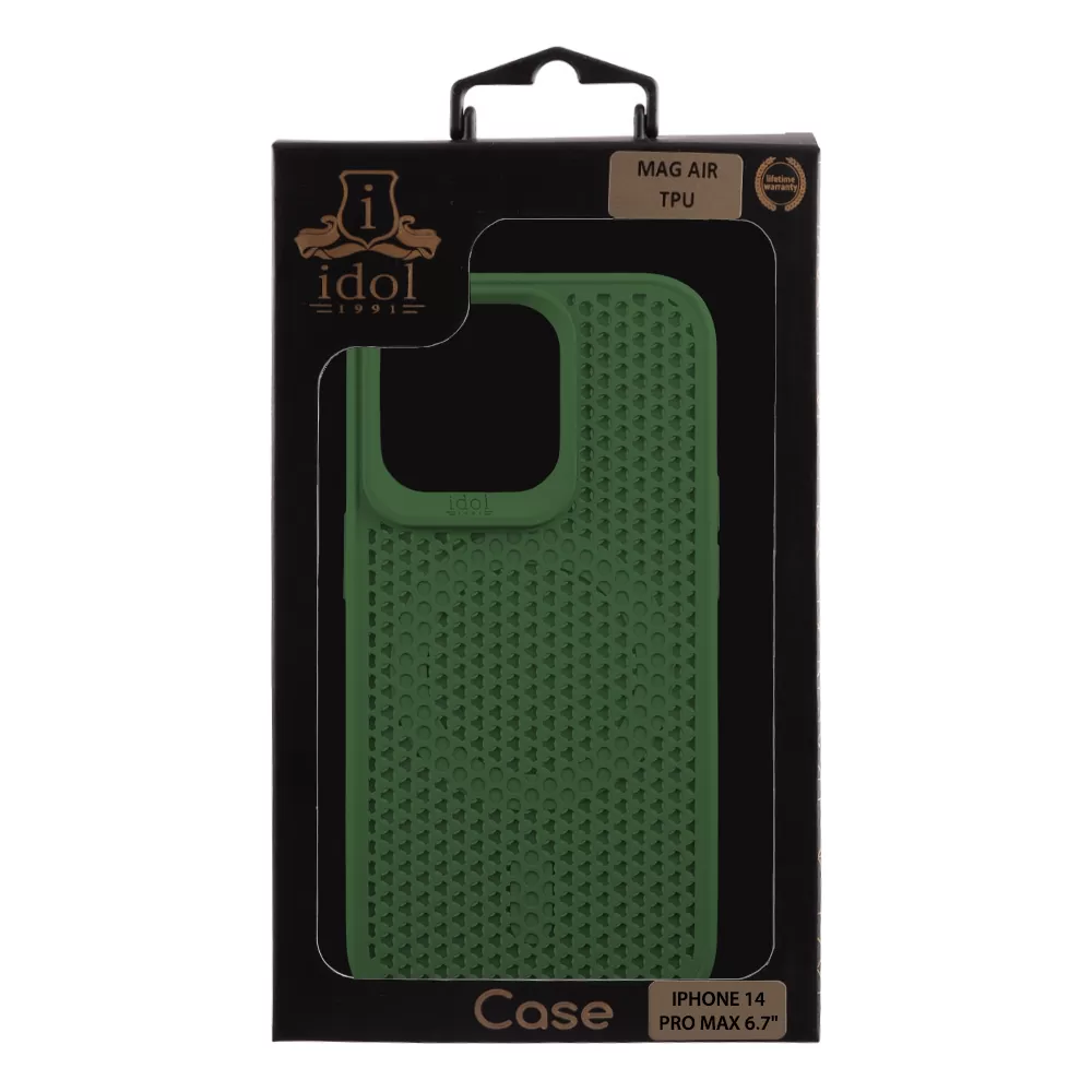 IDOL 1991 MAG AIR TPU ΘΗΚΗ IPHONE 14 PRO MAX 6.7in MAGSAFE CAMERA GUARD DARK GREEN - Image 2