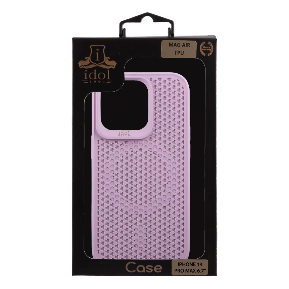 IDOL 1991 MAG AIR TPU ΘΗΚΗ IPHONE 14 PRO MAX 6.7in MAGSAFE CAMERA GUARD DARK PINK - Image 2