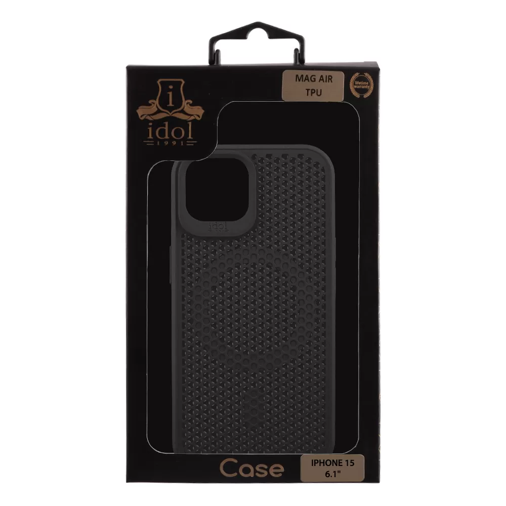 IDOL 1991 MAG AIR TPU ΘΗΚΗ IPHONE 15 6.1in MAGSAFE CAMERA GUARD BLACK - Image 2