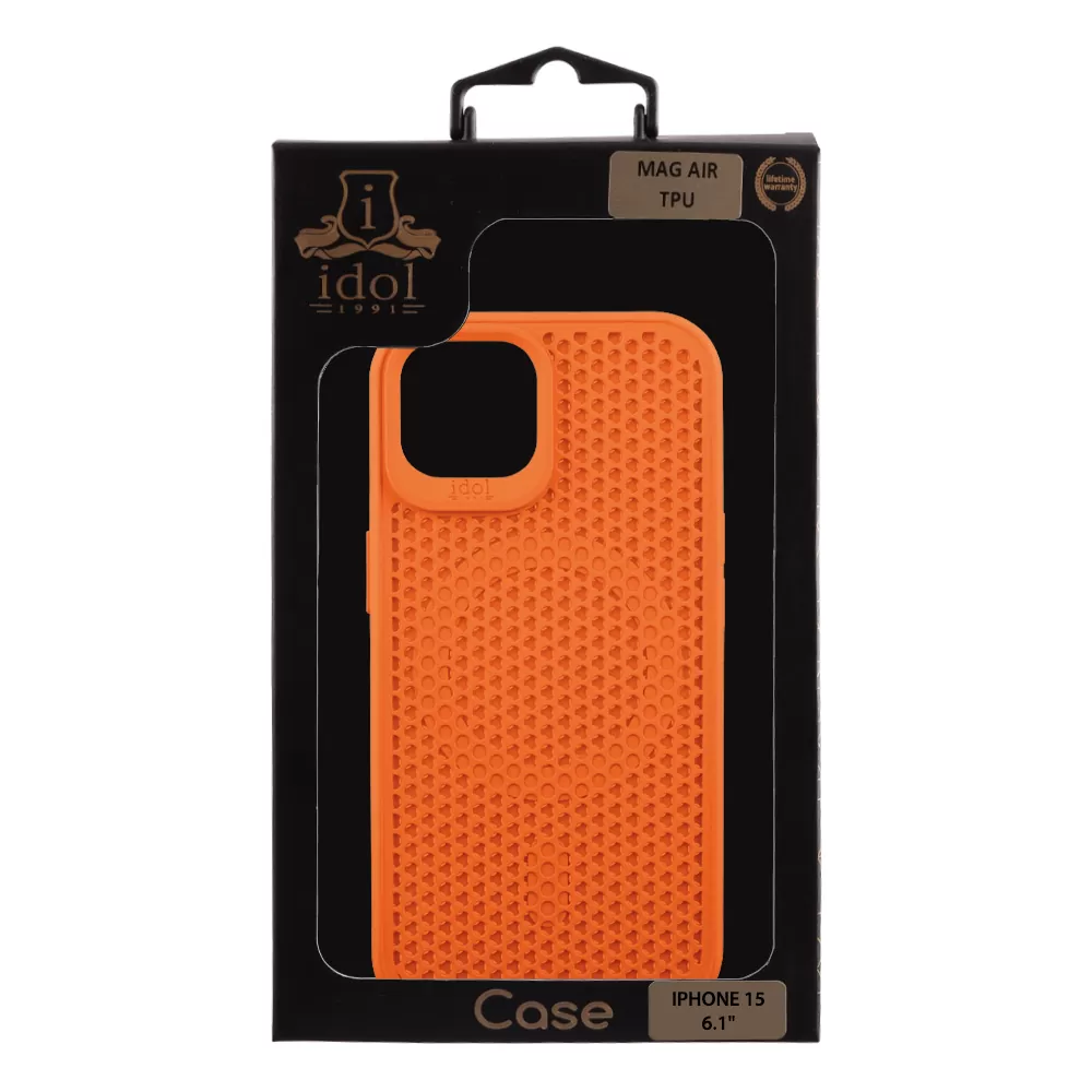 IDOL 1991 MAG AIR TPU ΘΗΚΗ IPHONE 15 6.1in MAGSAFE CAMERA GUARD ORANGE - Image 2