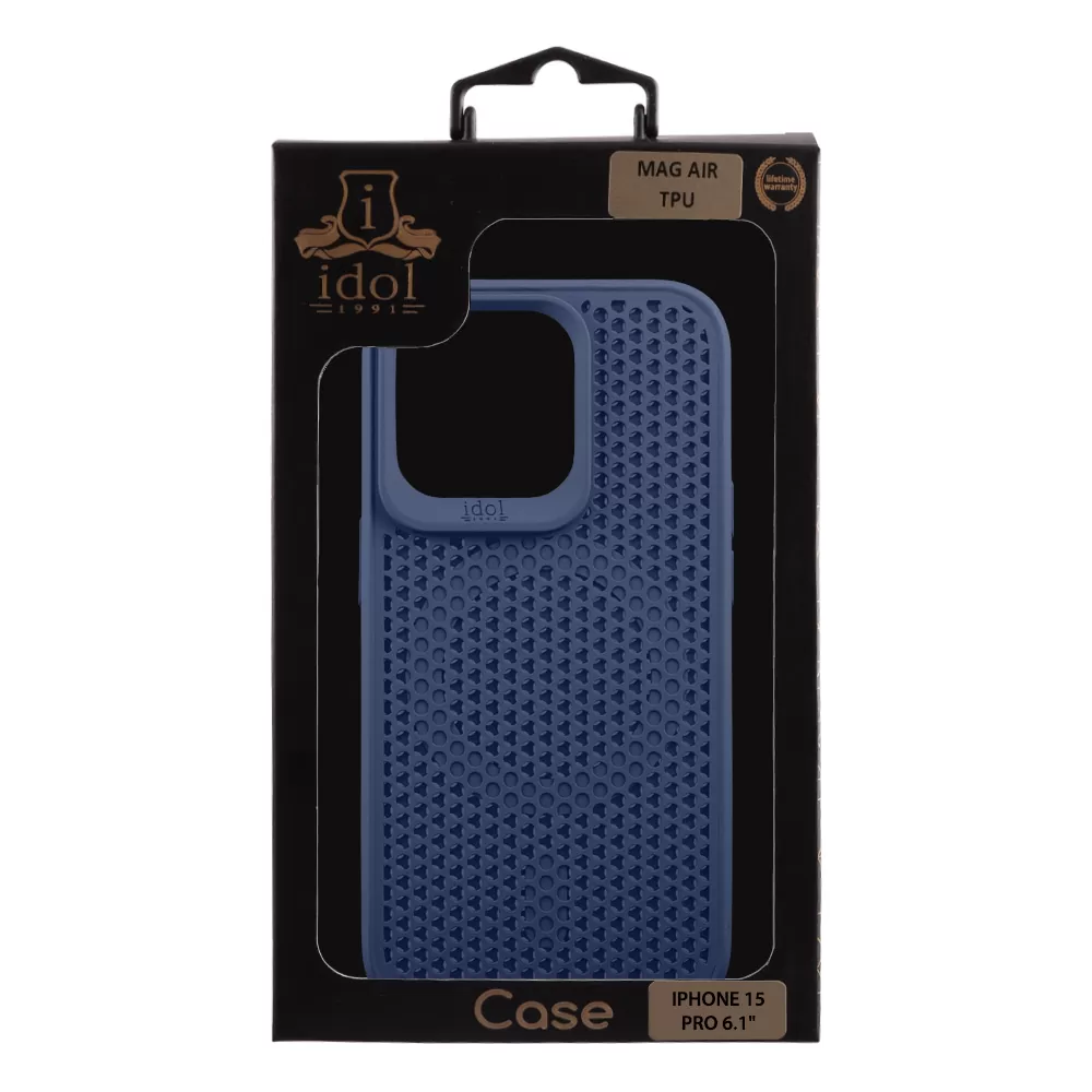 IDOL 1991 MAG AIR TPU ΘΗΚΗ IPHONE 15 PRO 6.1in MAGSAFE CAMERA GUARD DARK BLUE - Image 2