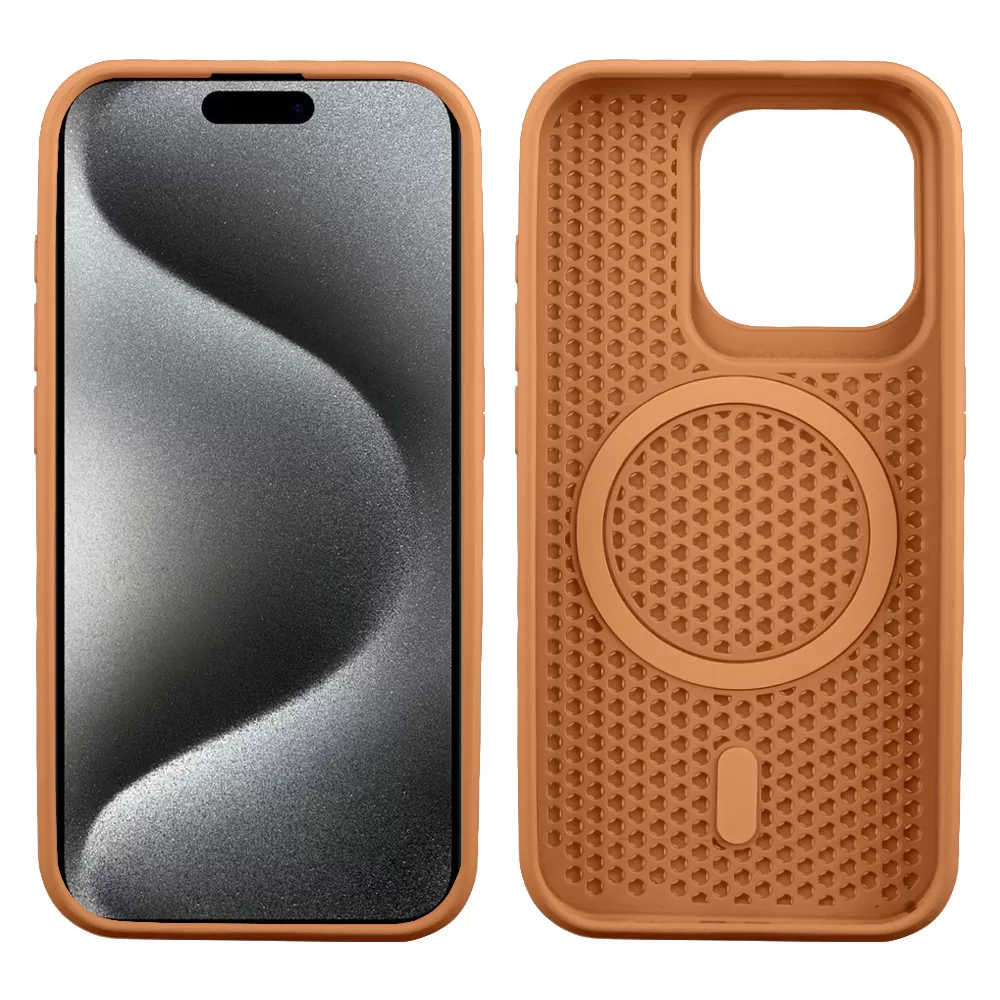 IDOL 1991 MAG AIR TPU ΘΗΚΗ IPHONE 15 PRO 6.1in MAGSAFE CAMERA GUARD BROWN - Image 11