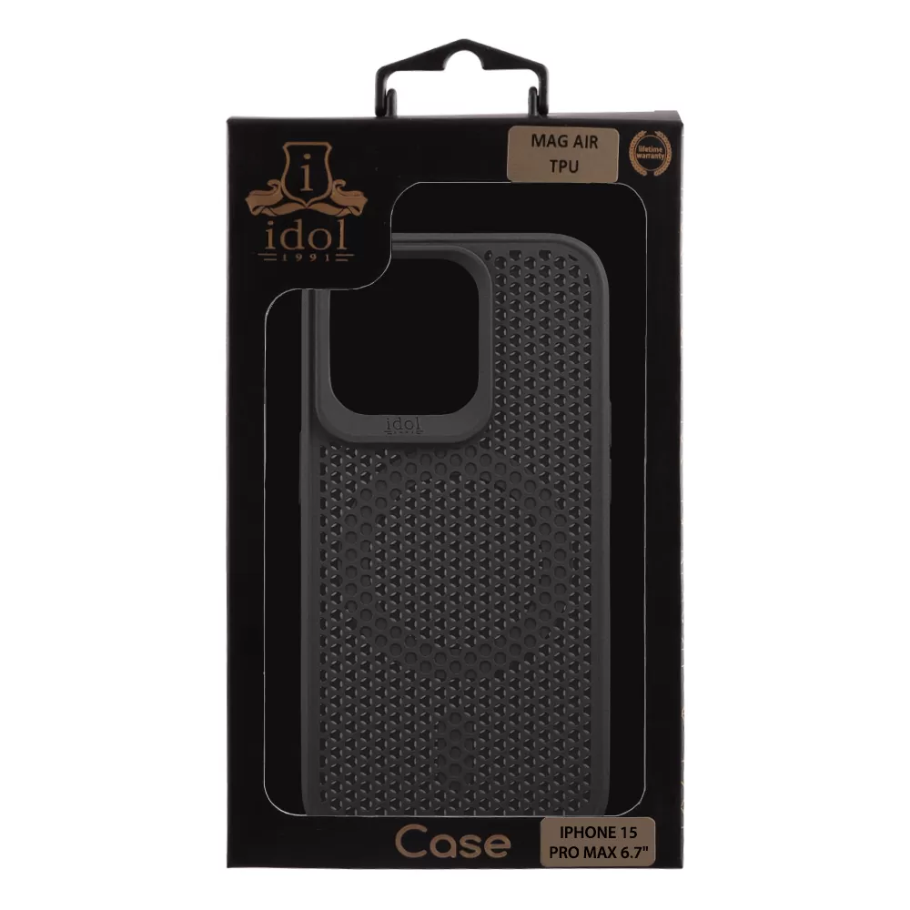 IDOL 1991 MAG AIR TPU ΘΗΚΗ IPHONE 15 PRO MAX 6.7in MAGSAFE CAMERA GUARD BLACK - Image 2