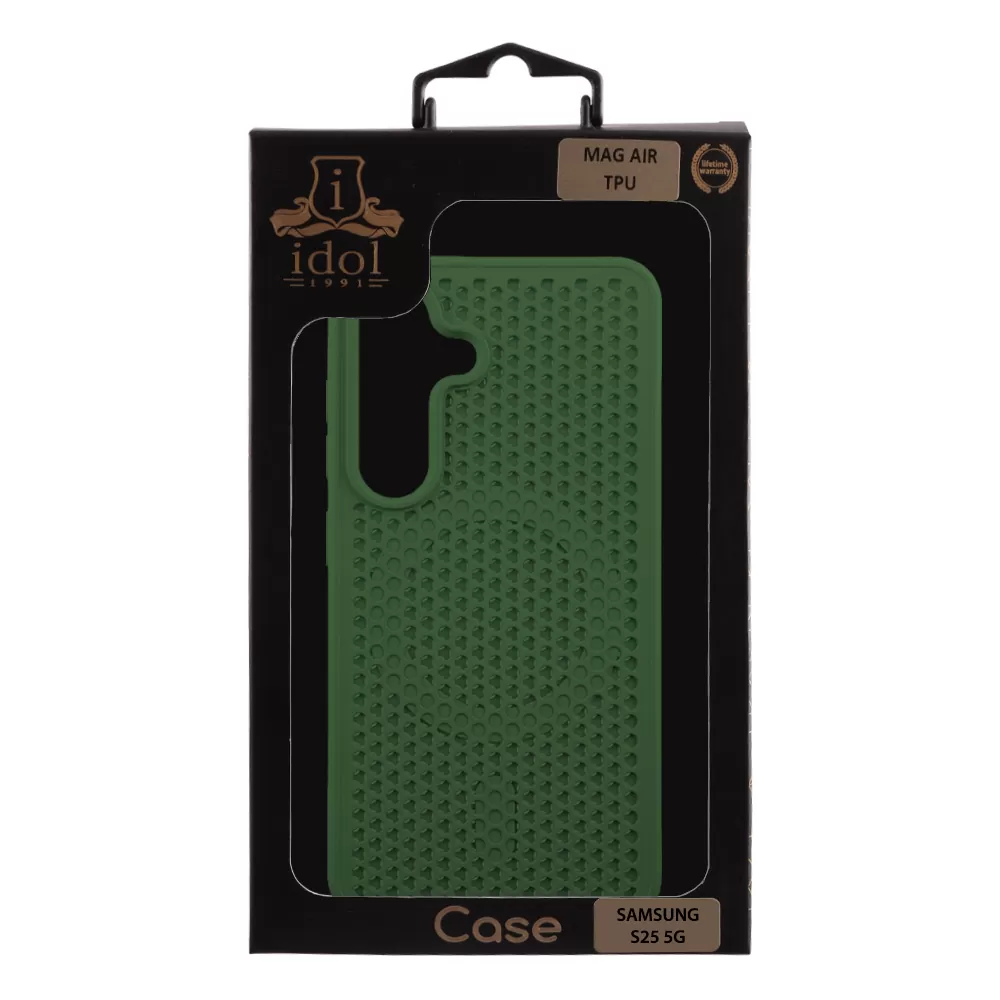 IDOL 1991 MAG AIR TPU ΘΗΚΗ SAMSUNG S25 5G S931 6.2in MAGSAFE CAMERA GUARD DARK GREEN - Image 2