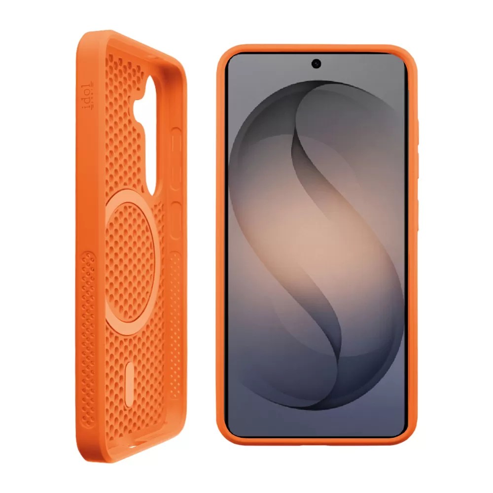 IDOL 1991 MAG AIR TPU ΘΗΚΗ SAMSUNG S25 5G S931 6.2in MAGSAFE CAMERA GUARD ORANGE - Image 12