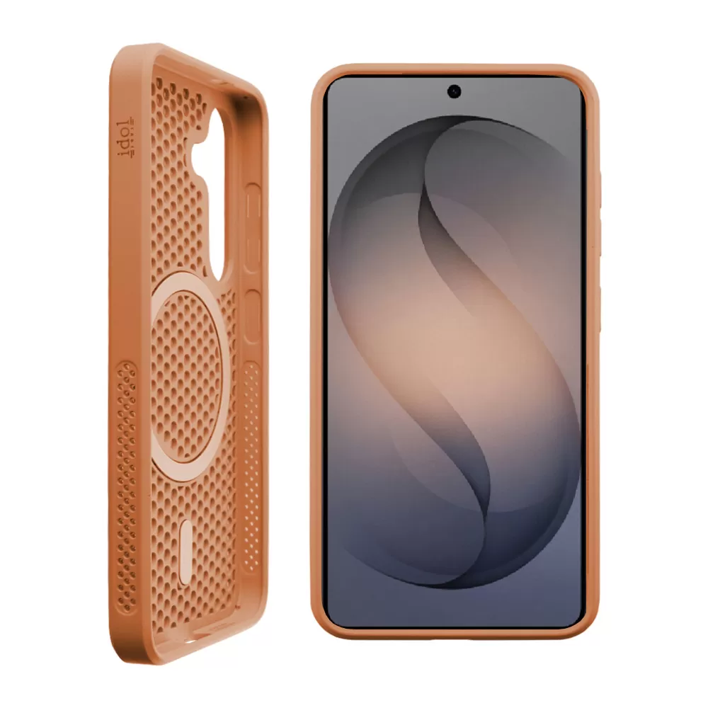 IDOL 1991 MAG AIR TPU ΘΗΚΗ SAMSUNG S25 5G S931 6.2in MAGSAFE CAMERA GUARD BROWN - Image 12
