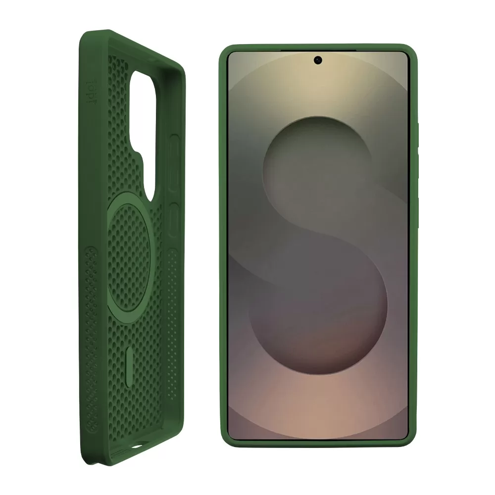 IDOL 1991 MAG AIR TPU ΘΗΚΗ SAMSUNG S25 ULTRA 5G S938 6.9in MAGSAFE CAMERA GUARD DARK GREEN - Image 12