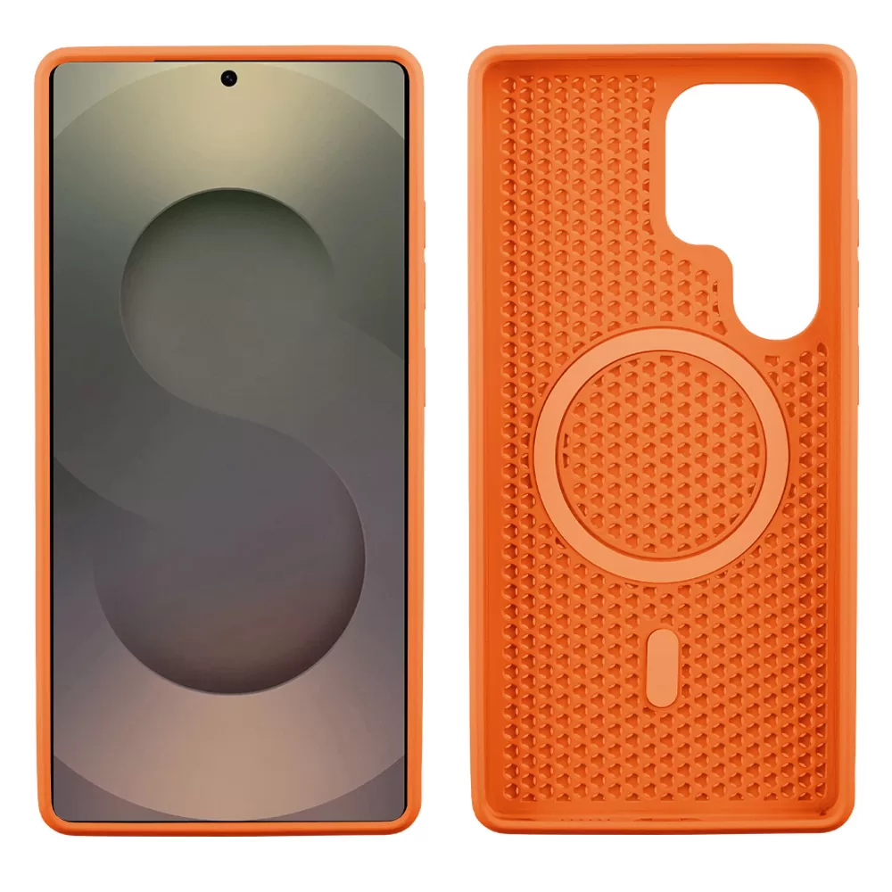 IDOL 1991 MAG AIR TPU ΘΗΚΗ SAMSUNG S25 ULTRA 5G S938 6.9in MAGSAFE CAMERA GUARD ORANGE - Image 11