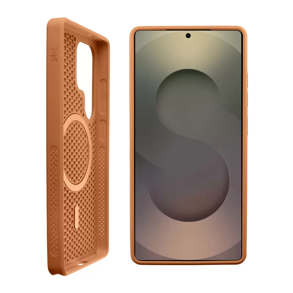 IDOL 1991 MAG AIR TPU ΘΗΚΗ SAMSUNG S25 ULTRA 5G S938 6.9in MAGSAFE CAMERA GUARD BROWN - Image 12