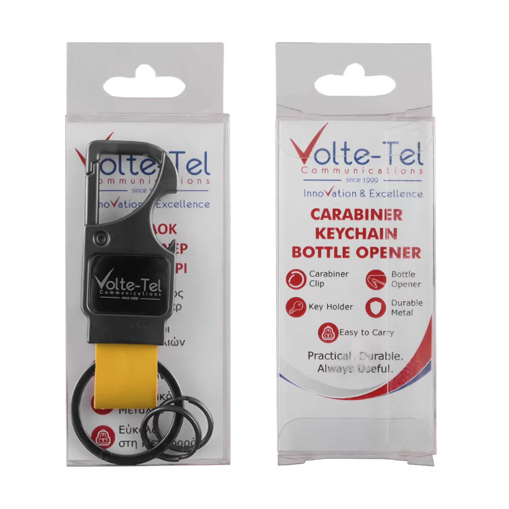 VOLTE-TEL ΜΠΡΕΛΟΚ ΧΕΙΡΟΣ/ΚΛΕΙΔΙΩΝ ΜΕ ΑΝΟΙΧΤΗΡΙ ΚΙΤΡΙΝΟ - Image 2