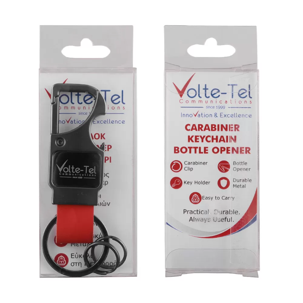 VOLTE-TEL ΜΠΡΕΛΟΚ ΧΕΙΡΟΣ/ΚΛΕΙΔΙΩΝ ΜΕ ΑΝΟΙΧΤΗΡΙ ΚΟΚΚΙΝΟ - Image 2
