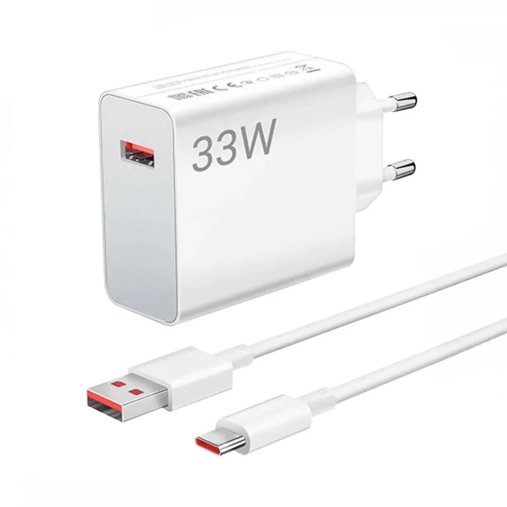 TRAVEL XIAOMI BHR9956EU USB-A 5V/3A 9V/3A 12V/2.25A 20V/1.35A 11V/3A 33W + USB A TO TYPE C 3A WHITE PACKING OR - Image 3
