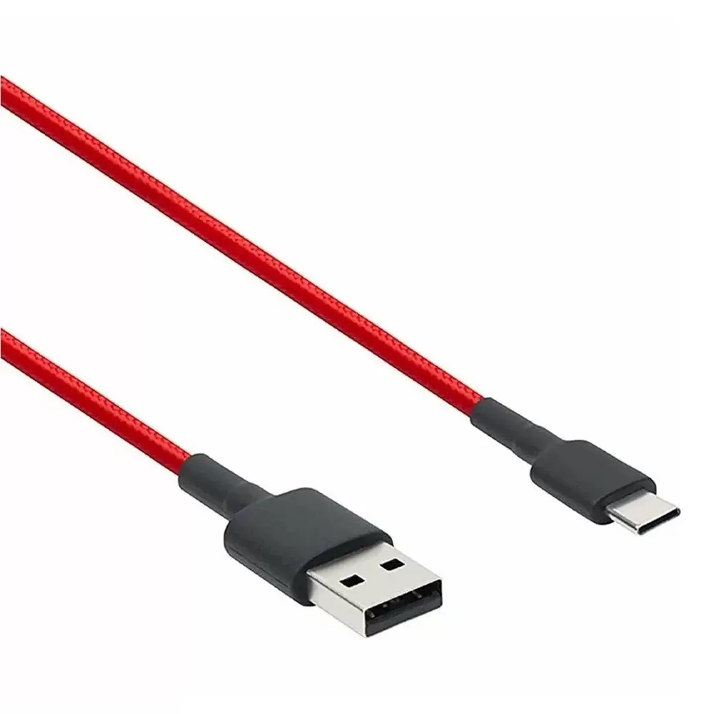 XIAOMI SJV4110GL USB-A TO TYPE C USB 2.0 ΦΟΡΤΙΣΗΣ-DATA 18W 2A 1.0m BRAIDED RED PACKING OR - Image 4