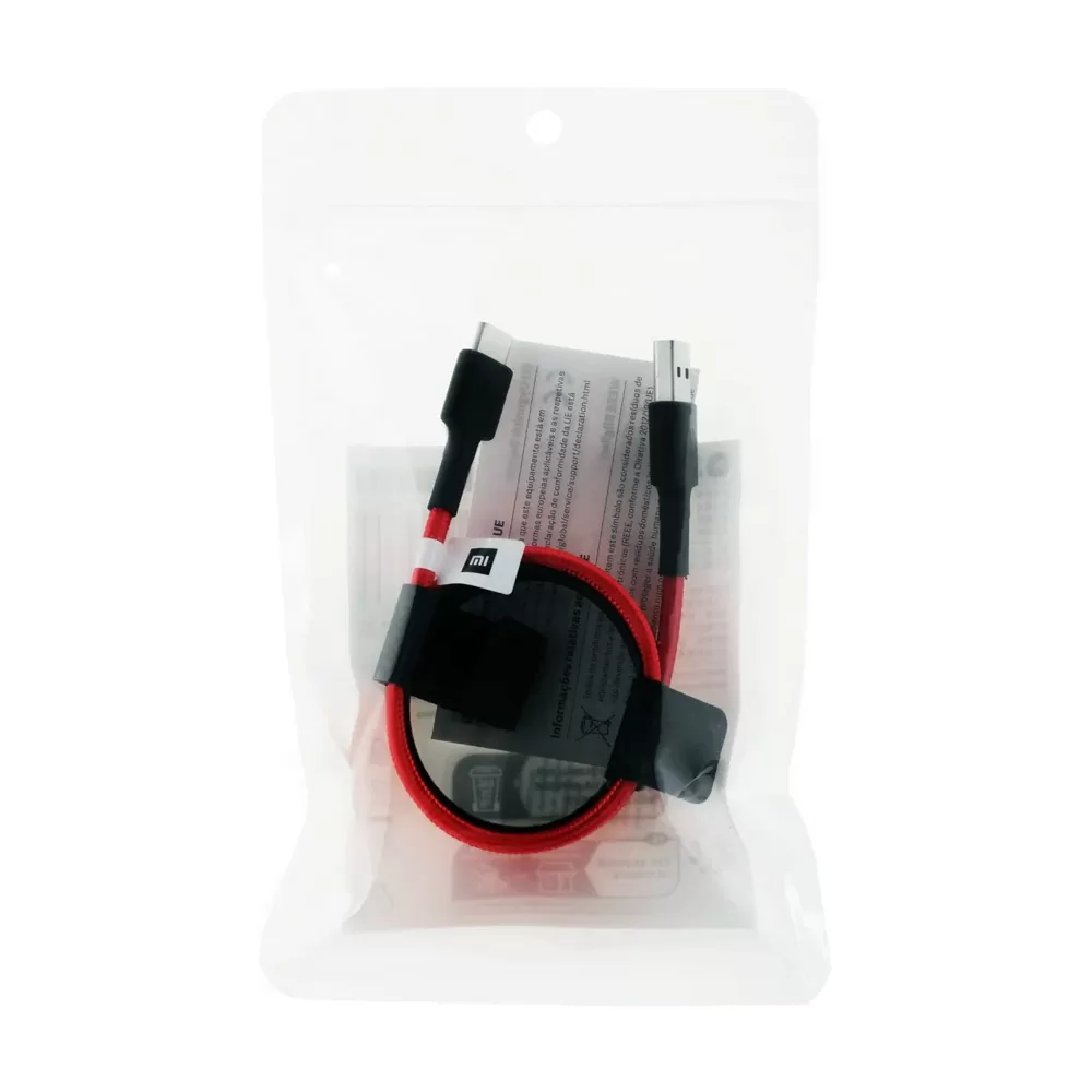XIAOMI SJV4110GL USB-A TO TYPE C USB 2.0 ΦΟΡΤΙΣΗΣ-DATA 18W 2A 1.0m BRAIDED RED PACKING OR - Image 2