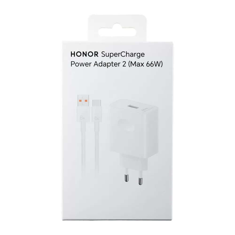 TRAVEL HONOR HN-200330E00 SUPER CHARGE USB-A 5V/2A 10V/4A 11V/6A 66W +USB ΣΕ TYPE C 6A WHITE PACKING OR - Image 2