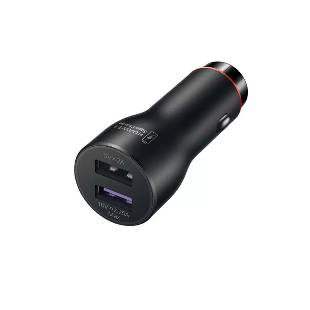 ΦΟΡΤΙΣΤΗΣ ΑΥΤΟΚΙΝΗΤΟΥ DUAL HUAWEI CP36 USB-A 5V/2A 10W+USB-A 5V/2A 9V/2A 10V/2.25A 22.5W BLACK PACKING OR - Image 3
