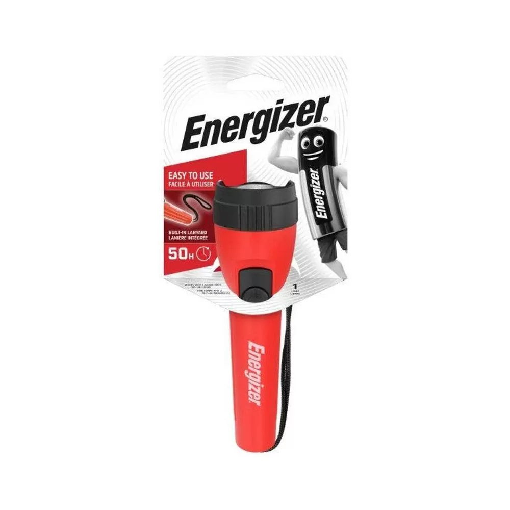 ENERGIZER ΦΑΚΟΣ ΧΕΙΡΟΣ ΜΠΑΤΑΡΙΑΣ SIZE AA X LED  ΚΑΟΥΤΣΟΥΚ 35LM 50 ΩΡΕΣ ΛΕΙΤΟΥΡΓΙΑΣ ΜΑΥΡΟ-ΚΟΚΚΙΝΟ - Image 2