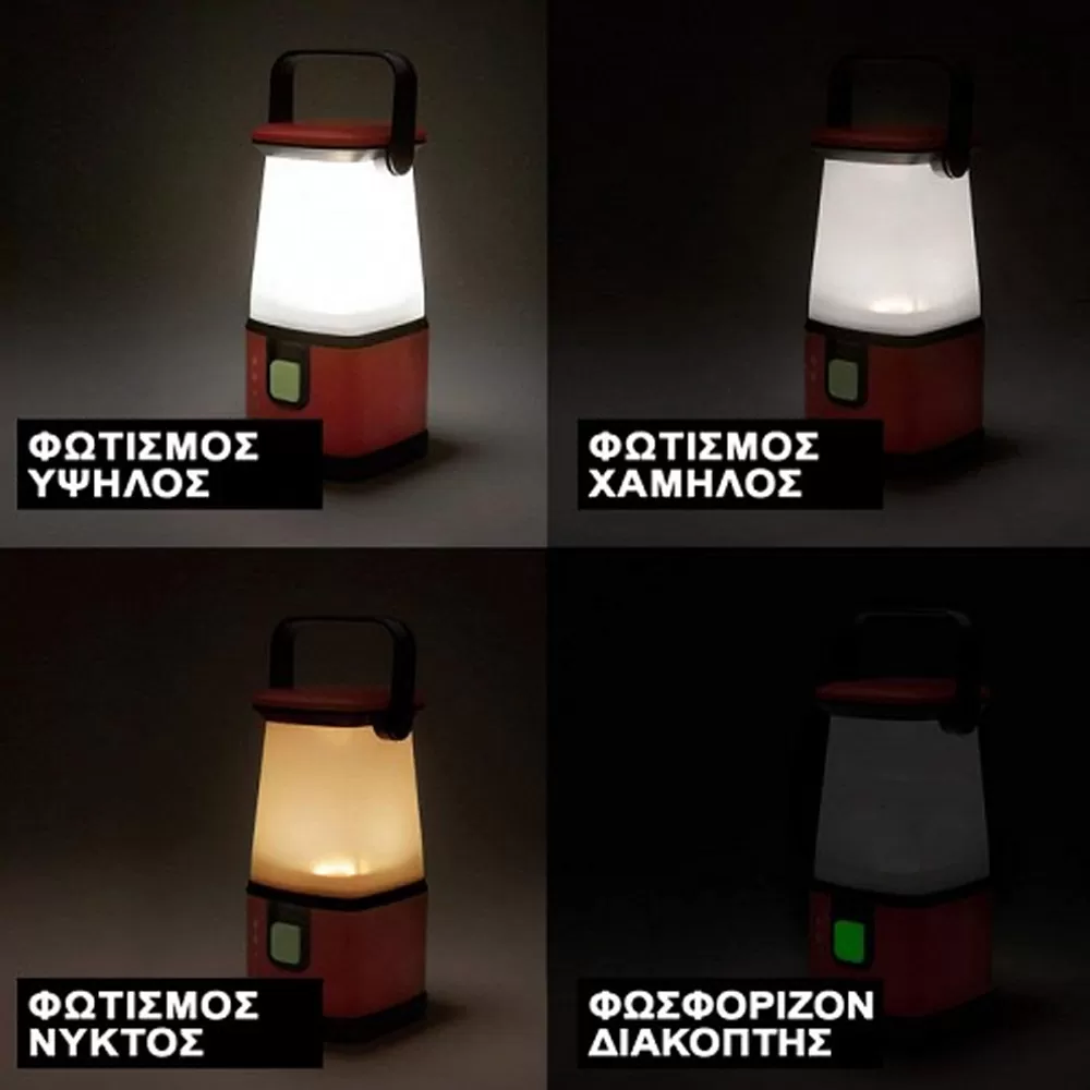 ENERGIZER ΦΑΚΟΣ ΕΠΑΝΑΦΟΡΤΙΖΟΜΕΝΟΣ ΚΑΤΑΣΚΗΝΩΣΗΣ 360° ΜΠΑΤΑΡΙΑΣ SIZE LR6/AA X 3 IPX4 LED  500 LM ΜΑΥΡΟ - Image 2