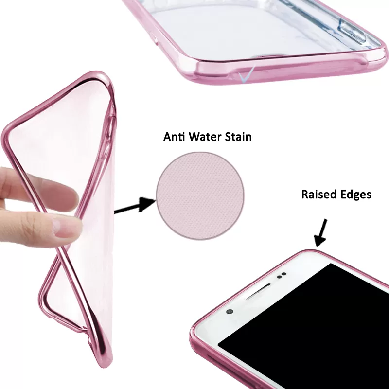 VOLTE-TEL ELECTROPLATING ΘΗΚΗ IPHONE SE 2022/IPHONE SE 2020/IPHONE 8/7 4.7" FACEPLATE  ROSE GOLD - Image 3
