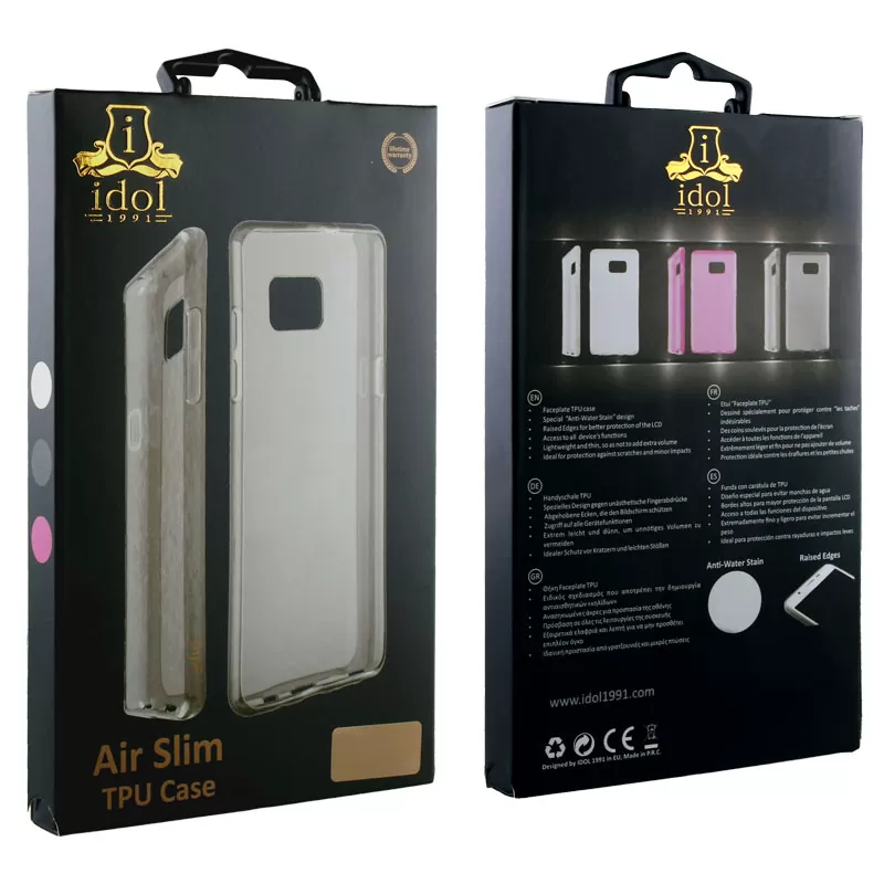IDOL 1991 AIR SLIM TPU ΘΗΚΗ IPHONE SE 2022/IPHONE SE 2020/IPHONE 8/7 4.7in ΔΙΑΦΑΝΗ ΡΟΖ - Image 2