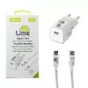 LIME TYPE C MINI GAN PD 3.0 SUPER FAST TRAVEL LGC25W 5V 4.0A/ 9V 2.77A 25W+ BRAIDED ΦΟΡΤΙΣΗΣ-DATA LBCL01 TYPE C TO LIGHTNING 30