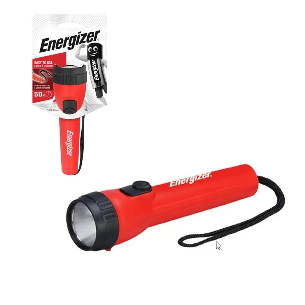 ENERGIZER ΦΑΚΟΣ ΧΕΙΡΟΣ ΜΠΑΤΑΡΙΑΣ SIZE AA X LED  ΚΑΟΥΤΣΟΥΚ 35LM 50 ΩΡΕΣ ΛΕΙΤΟΥΡΓΙΑΣ ΜΑΥΡΟ-ΚΟΚΚΙΝΟ
