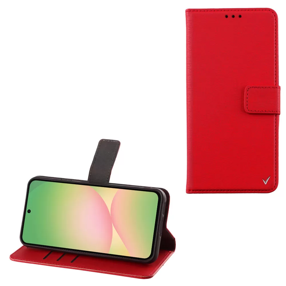 VOLTE-TEL ALLURE ΘΗΚΗ SAMSUNG A57 5G 6.7in  MAGNET BOOK STAND CLIP RED