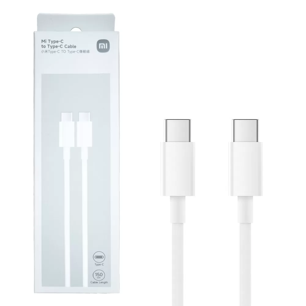 XIAOMI SJV4108GL USB-C TO TYPE C USB 2.0 ΦΟΡΤΙΣΗΣ-DATA 100W 5A 1.5m WHITE PACKING OR