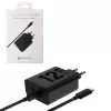 TRAVEL MOTOROLA PG38C06632 DUAL USB C 5V 3A/9V 3A/15V 3A/ 20V/6.25A 125W FAST CHARGE+USB DATA TYPE C TO TYPE C 3A BLACK PACKING