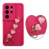 VOLTE-TEL SILICON TPU WITH STRAP ΘΗΚΗ SAMSUNG S26 ULTRA 5G 6.9in  FULL CAMERA PROTECTION PINK WITH PINK HEARTS