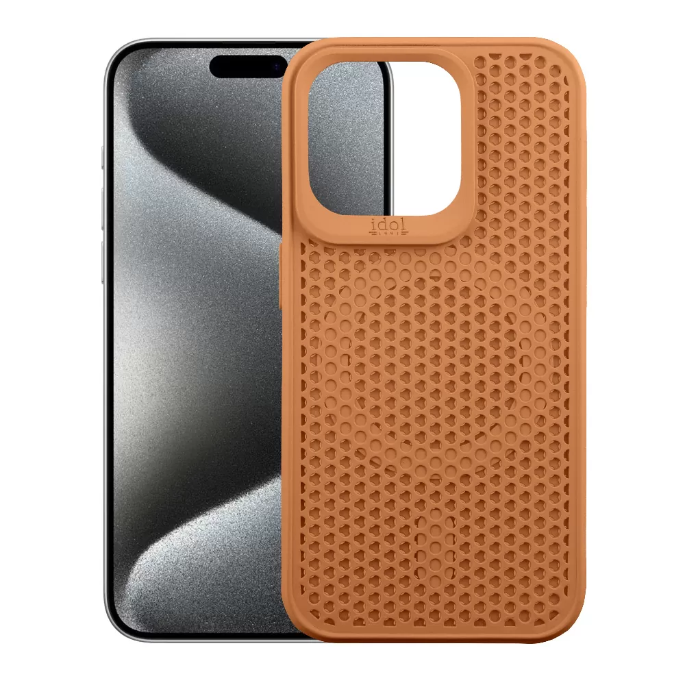 IDOL 1991 MAG AIR TPU ΘΗΚΗ IPHONE 15 PRO MAX 6.7in MAGSAFE CAMERA GUARD BROWN