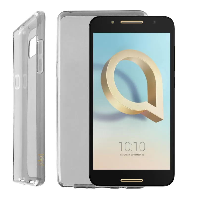 IDOL 1991 AIR SLIM TPU ΘΗΚΗ ALCATEL A7 5.5in ΔΙΑΦΑΝΗ ΓΚΡΙ