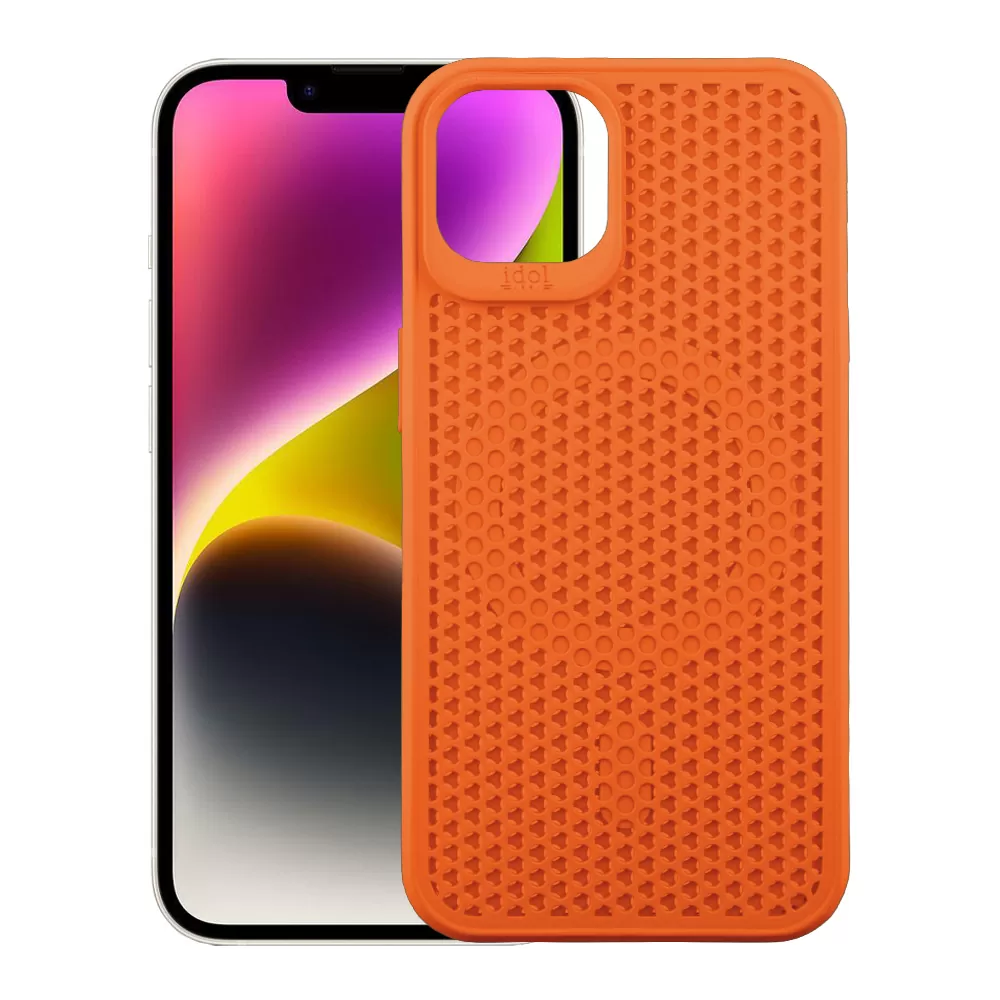 IDOL 1991 MAG AIR TPU ΘΗΚΗ IPHONE 14 6.1in MAGSAFE CAMERA GUARD ORANGE