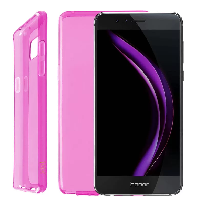 IDOL 1991 AIR SLIM TPU ΘΗΚΗ HONOR 8 5.2in ΔΙΑΦΑΝΗ ΡΟΖ