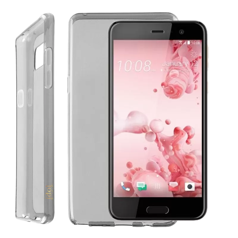IDOL 1991 AIR SLIM TPU ΘΗΚΗ HTC U PLAY/ALPINE 5.2in ΔΙΑΦΑΝΗ ΓΚΡΙ