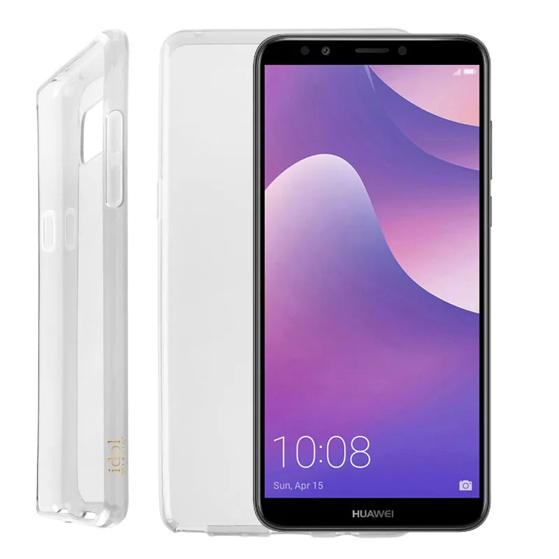 IDOL 1991 AIR SLIM TPU ΘΗΚΗ HUAWEI Y7 2018/Y7 PRIME 2018/HONOR 7C 5.99in ΔΙΑΦΑΝΗ