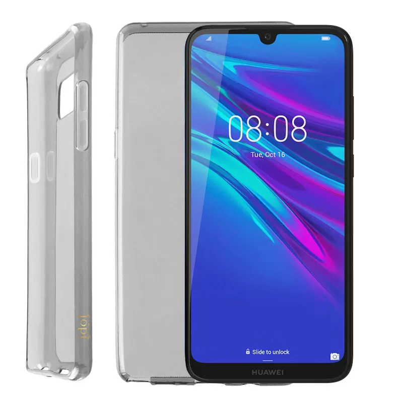 IDOL 1991 AIR SLIM TPU ΘΗΚΗ HUAWEI Y6 2019/Y6 PRO 2019 6.09in ΔΙΑΦΑΝΗ ΓΚΡΙ