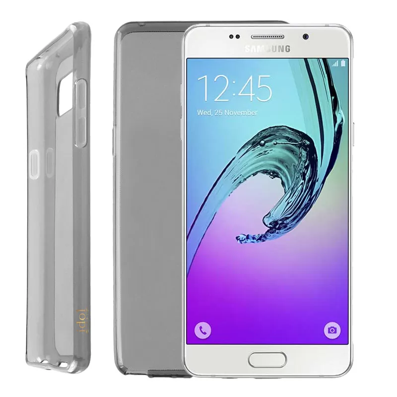 IDOL 1991 AIR SLIM TPU ΘΗΚΗ SAMSUNG A3 2016 A310 4.7in ΔΙΑΦΑΝΗ ΓΚΡΙ