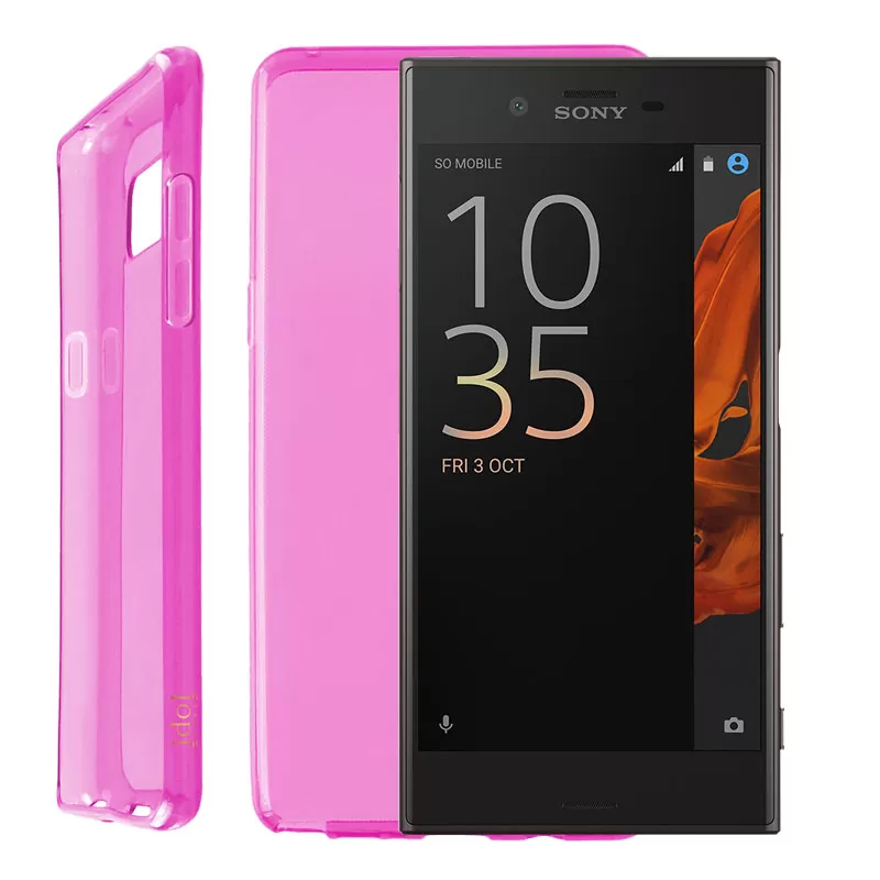IDOL 1991 AIR SLIM TPU ΘΗΚΗ SONY XPERIA XZ 5.2in ΔΙΑΦΑΝΗ ΡΟΖ