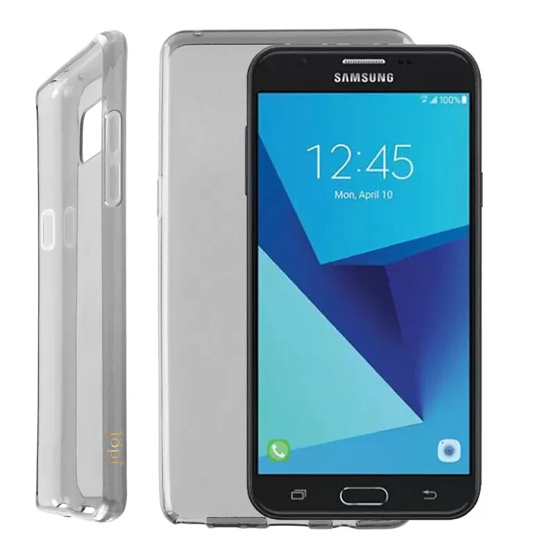 IDOL 1991 AIR SLIM TPU ΘΗΚΗ SAMSUNG J7 2017 J730 5.5in ΔΙΑΦΑΝΗ ΓΚΡΙ