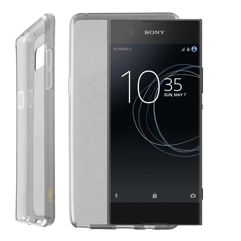 IDOL 1991 AIR SLIM TPU ΘΗΚΗ SONY XPERIA XA1 5.0in ΔΙΑΦΑΝΗ ΓΚΡΙ