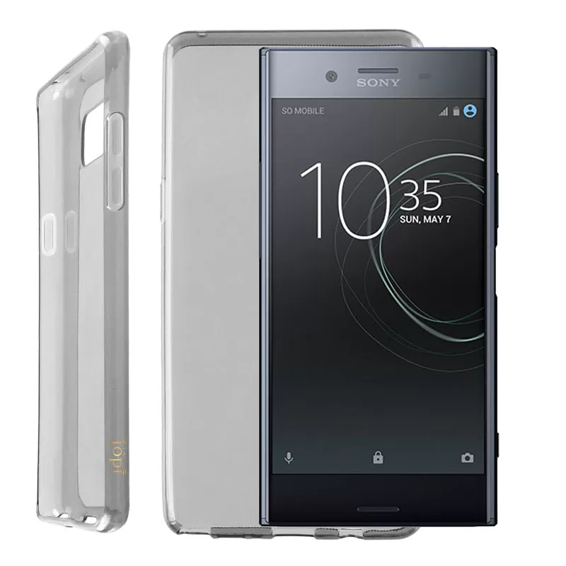 IDOL 1991 AIR SLIM TPU ΘΗΚΗ SONY XPERIA XZ PREMIUM 5.46in ΔΙΑΦΑΝΗ ΓΚΡΙ