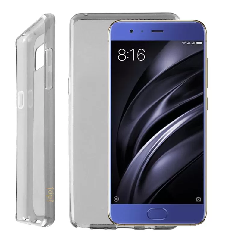 IDOL 1991 AIR SLIM TPU ΘΗΚΗ XIAOMI MI 6 5.15in ΔΙΑΦΑΝΗ ΓΚΡΙ